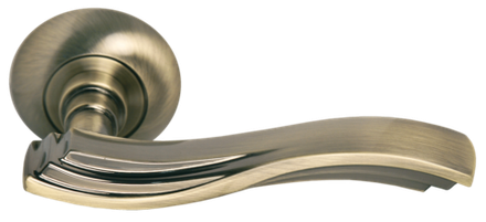 Дверные ручки Morelli "МИРАЖ" MH-14 MAB/AB Цвет - Матовая античная бронза/античная бронза