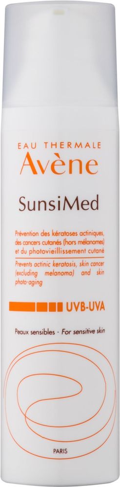 Avène защитная эмульсия для чувствительной и аллергической кожи с высокой УФ-защитой Sun SunsiMed