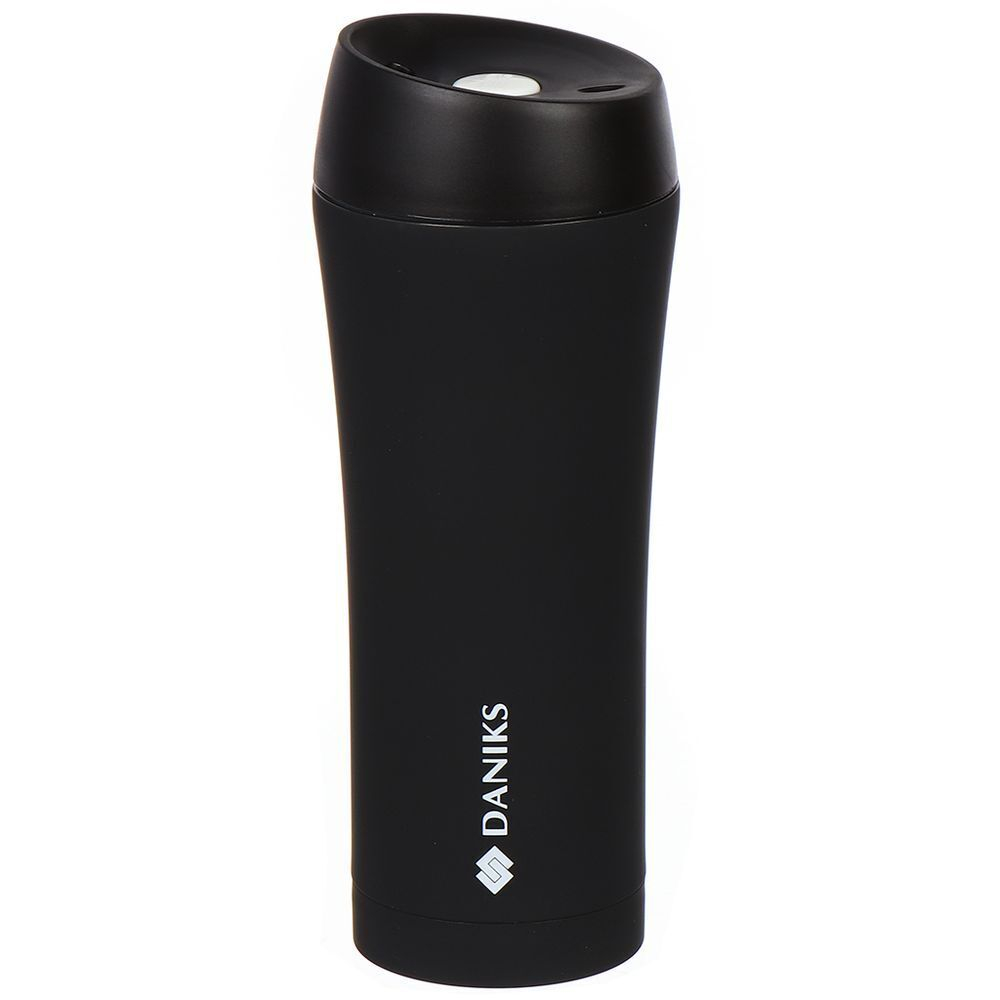 Термокружка нерж, 0.45 л, Daniks, SL-NT015-met-grphtSL-NT015-soft-black