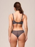 Бюстгальтер Zebra мягкая чаша на каркасах (принт/графит)