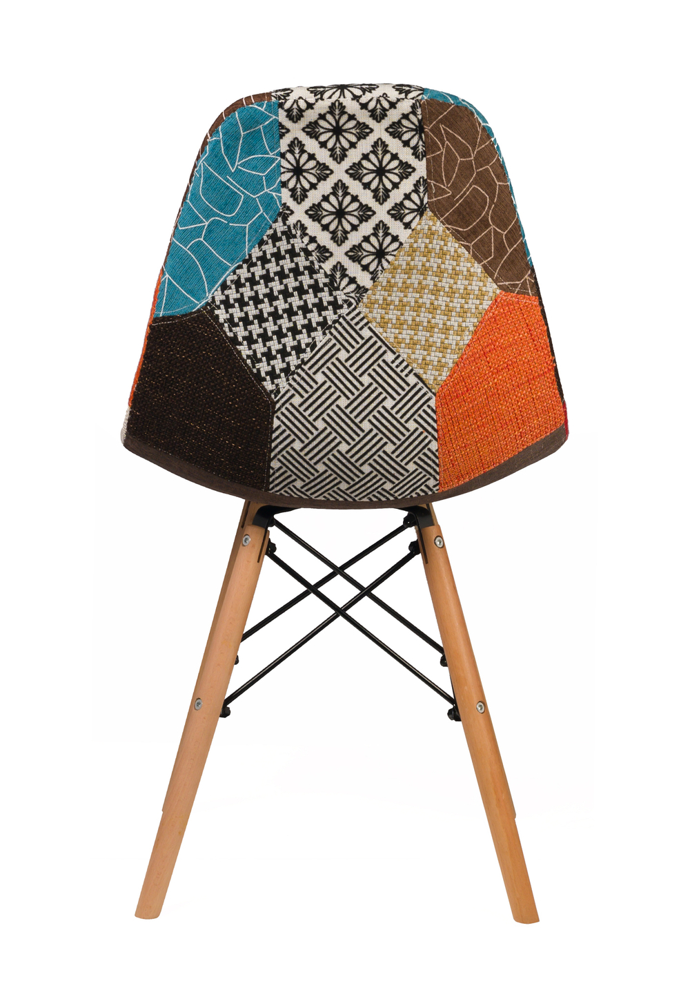 СТУЛ  Bormio Patchwork GN-8078H ОРАНЖЕВЫЙ