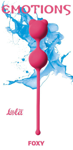 Вагинальные шарики Lola Games Emotions Foxy, силикон, розовые