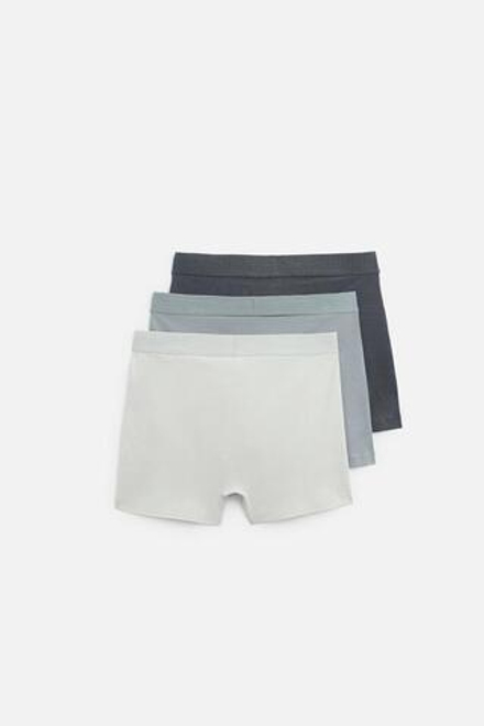 ZARA НАБОР ИЗ ТРЕХ ТРУСОВ-БОКСЕРОВ ИЗ МЯГКОЙ ТКАНИ, РАЗНЫЕ