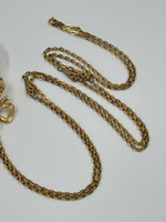 Кулон в виде флакона с «жемчугом»