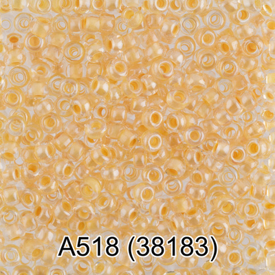 Бисер Чехия "GAMMA" круглый 1 10/0 2.3 мм A518 желтый ( 38183 )
