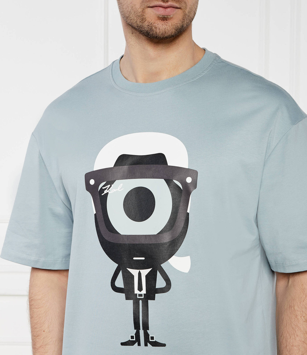 Футболка Karl Lagerfeld - голубой(755098 542270)