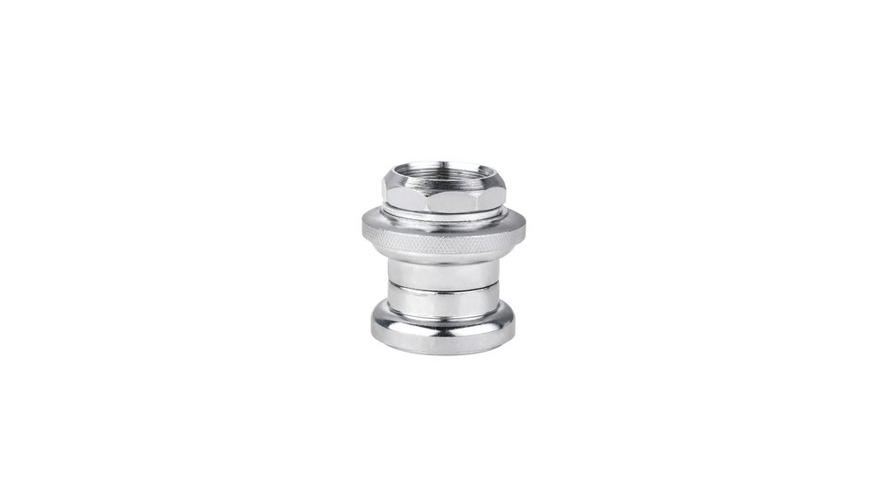 Рулевая колонка MIXIEER, 1-1/8", резьбовая, EC 34/28.6-26T  EC 34/30, подшипники 5/32"x20- 2шт, высота 35.5мм, серебристая