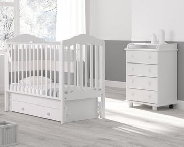 Детская кроватка с универсальным маятником Гандылян Анастасия Белая