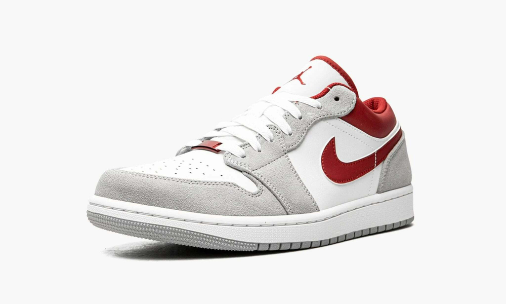 Air Jordan 1 Low SE "Light Smoke Grey Gym Red"
