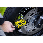 Замок на тормозной диск 77 Granit Sledg grip yellow