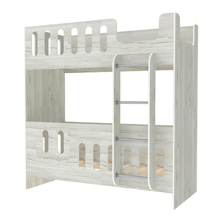 Двухъярусная кровать КарИВи cо сплошным бортом ДС-26 80x180 Винтерберг