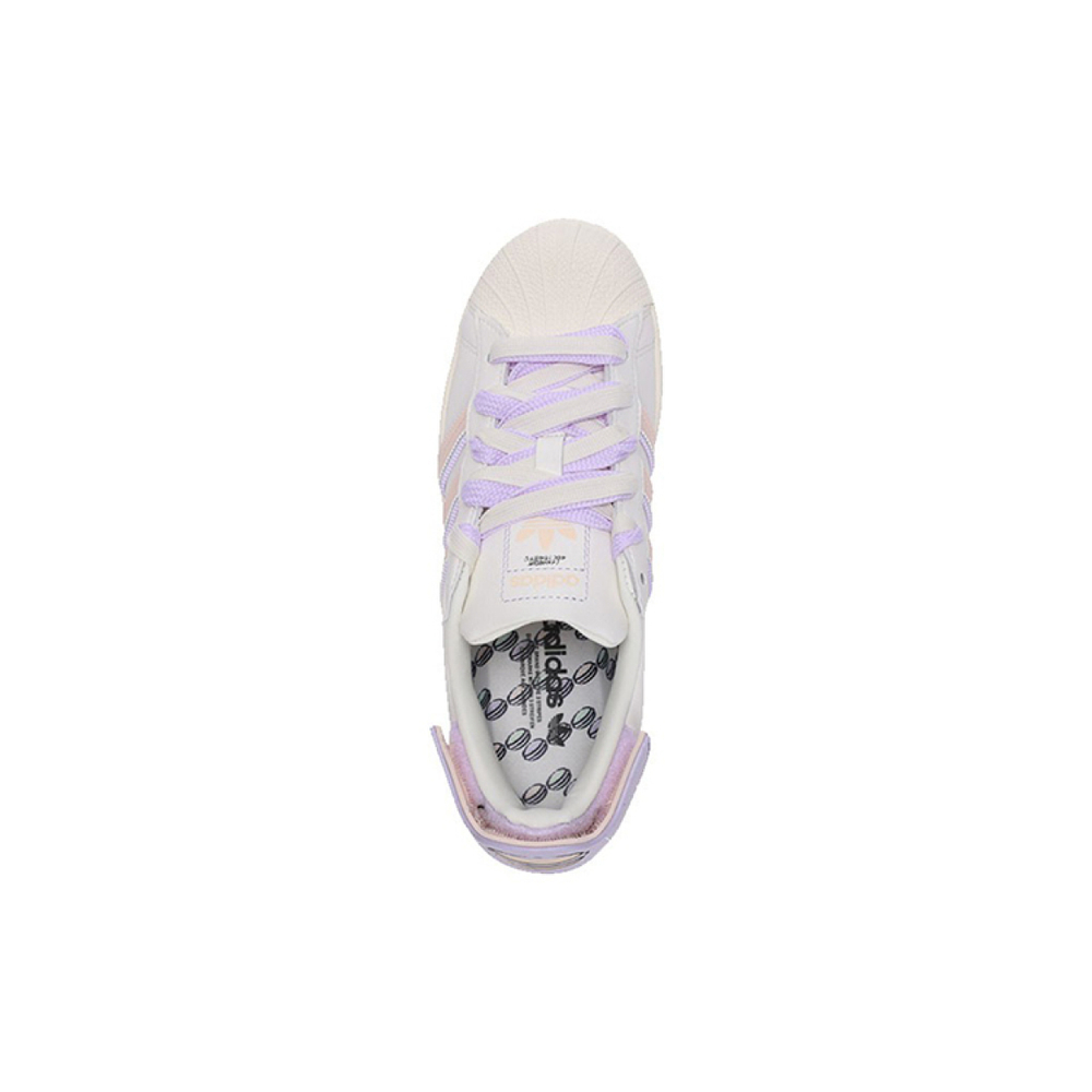 Кроссовки Adidas Originals Superstar White Purple Pink