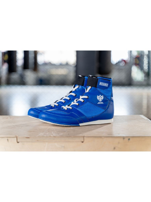 Боксерки Titan Одобрены ФБ спортивная обувь для бокса Синие