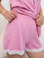 Летняя пижама с кружевом