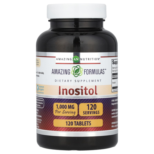 Amazing Nutrition, Инозитол, 1000 мг, 120 таблеток