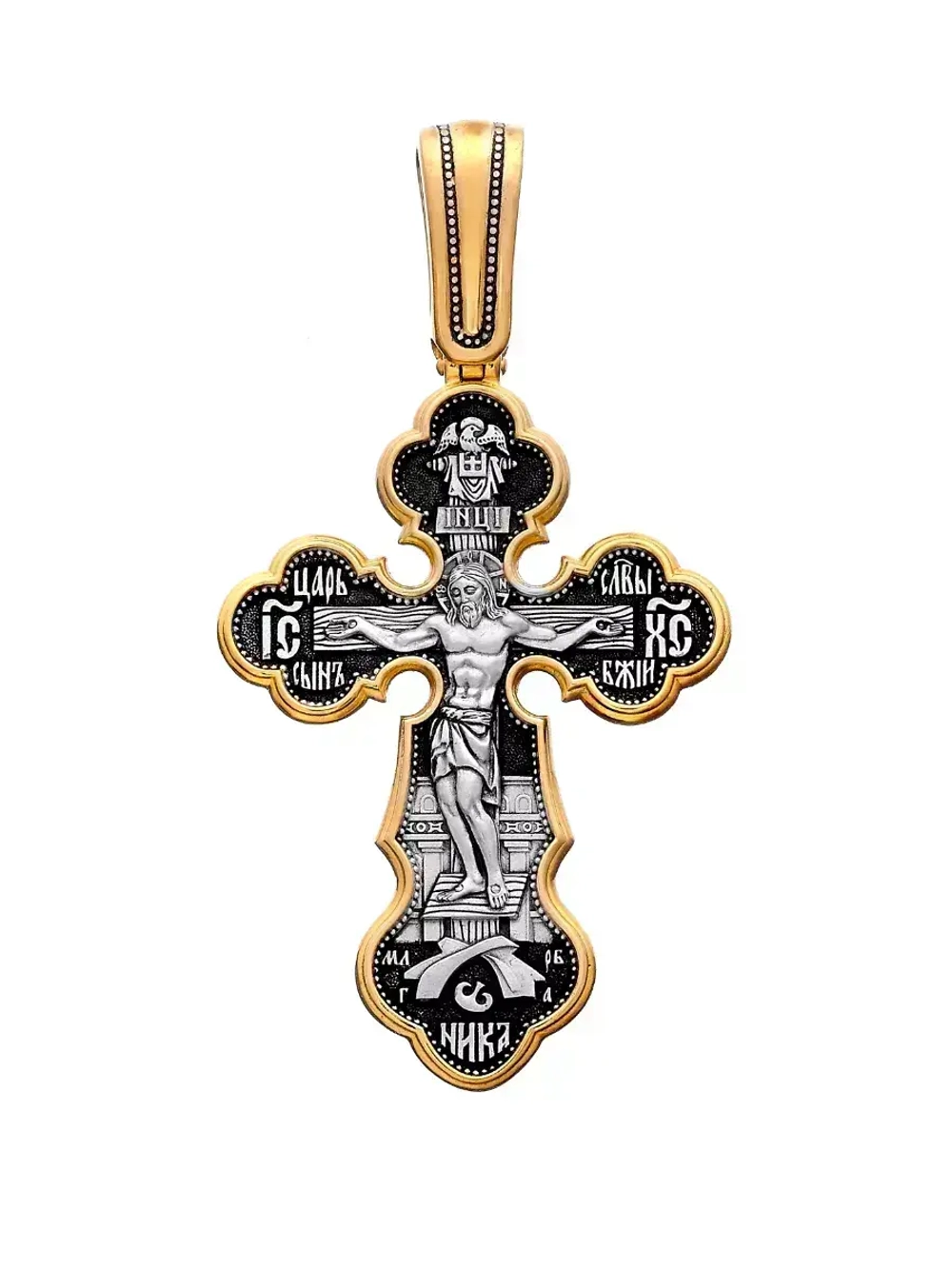 Крест из серебра/Позолота