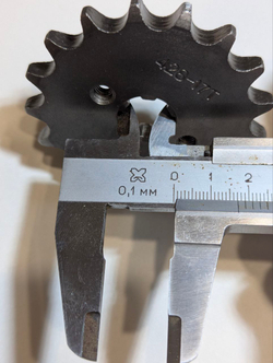 Звезда ведущая передняя для питбайка, мопеда (428-17Т) 17мм сталь