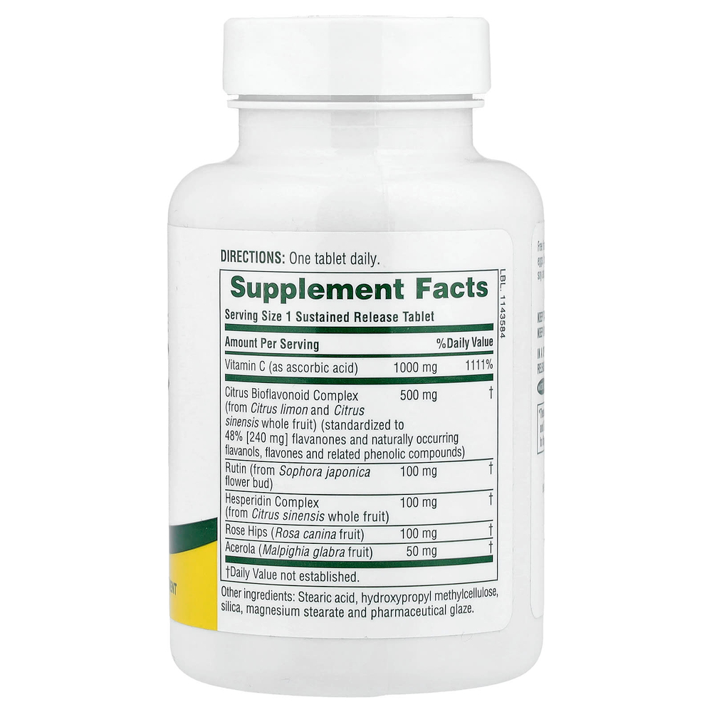 NaturesPlus, Super C Complex, комплекс с длительным высвобождением, 60 таблеток