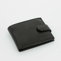 Портмоне S.Quire 5500-BK VT из натуральной воловьей кожи цвет черный в подарочной фирменной упаковке