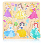 Пазл деревянный "Принцессы" (21х21см) Дисней (Т-Ц)