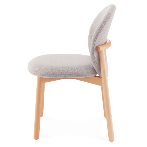 Стул Meiko серый, ножки бук