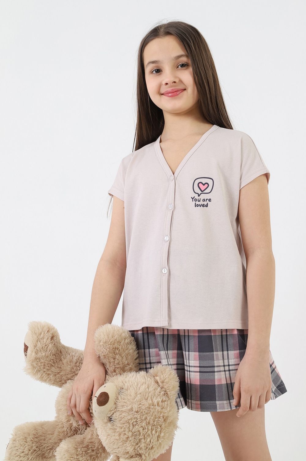 Пижама для девочки Сабрина-1 Виотекс БЕЖЕВЫЙ