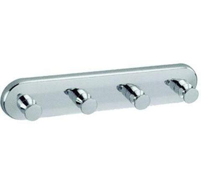 Планка с крючками для ванны 4шт. замак LINE 16507.B глянцевый