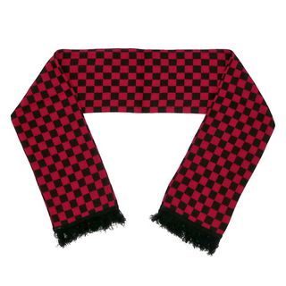Шарф Клетка черно-красная (810)