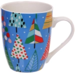 Кружка керамическая 350мл «Новогодний микс», микс 4рисунка