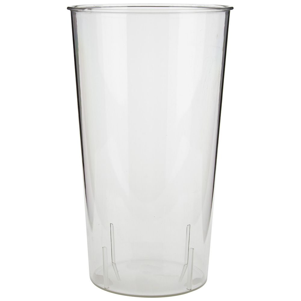 Вазон "Cone" (пластик) D18xH30см (Прозрачный)