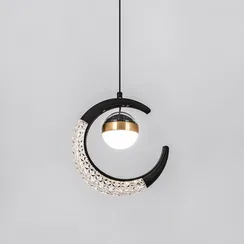 Подвесной светильник LED4U L7112-1 BK