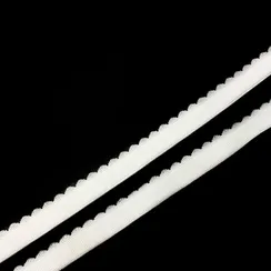 Резинка отделочная белая 14 мм (цв. 001), 605/15