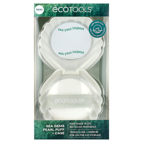 EcoTools, Sea Gems Pearl Puff, набор из 2 предметов