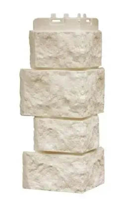 Угол наружный Grand Line Дикий камень Classic Молочный 0,380*180мм 0.68м2 1уп-12шт