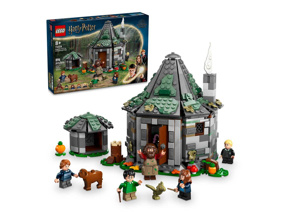 LEGO Harry Potter 76428 «Хижина Хагрида: неожиданный визит» — волшебная сцена