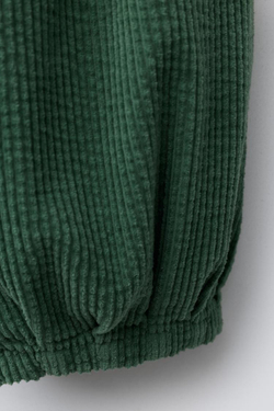 ZARA ВЕЛЬВЕТОВЫЕ БРЮКИ, ЗЕЛЕНЫЙ