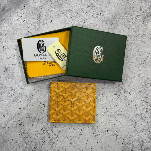 Кошелек Goyard yellow