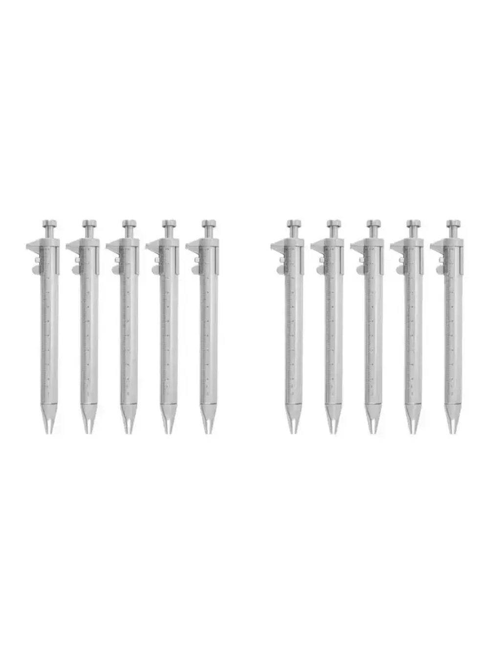 10 шт. многофункциональная гелевая ручка 1,0 мм штангенциркуль роликовый шариковый канцелярский шариковые ручки синего цвета