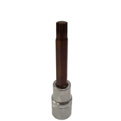 Головка-бита SPLINE 12-лучевая Premium M8 1/2''(L-100мм) RockForce##Rock FORCE RF-34810008 Premium