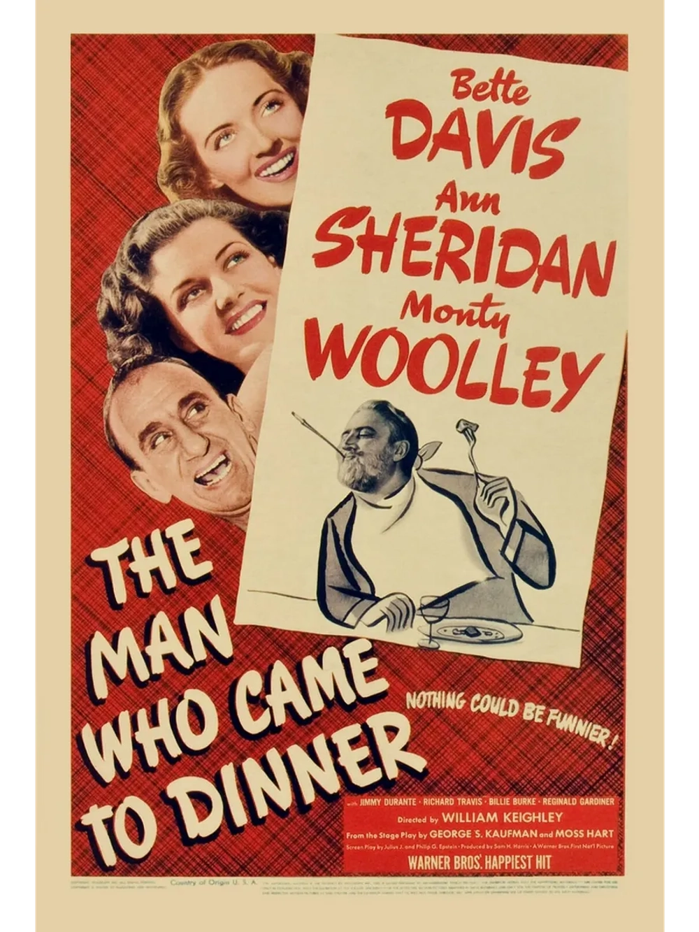 Человек, который пришел к обеду (1941) (DVD-R)
