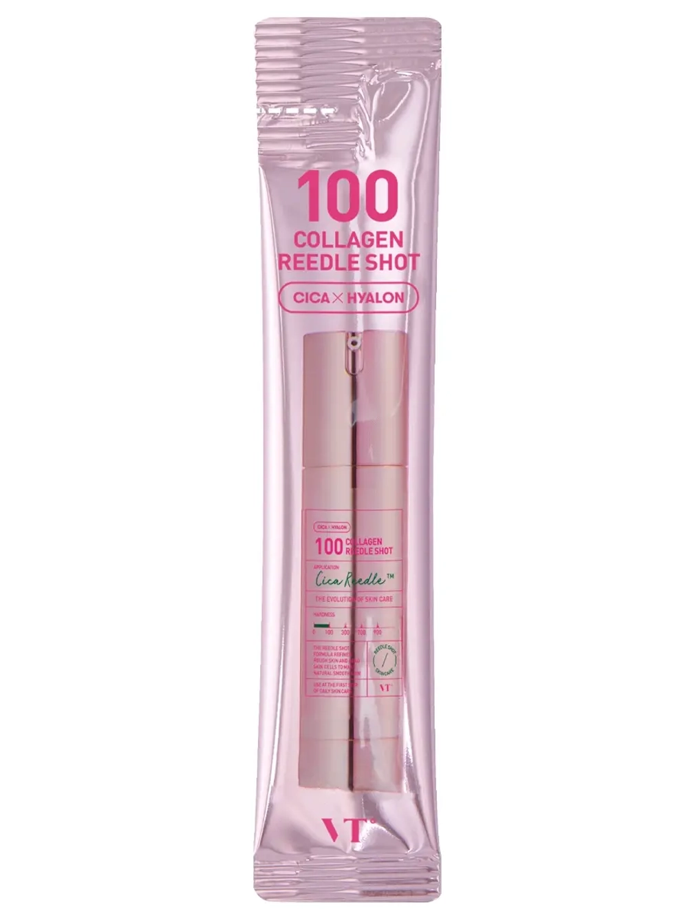 Бустер-сыворотка саше с микроиглами и коллагеном VT Cosmetics Collagen Reedle Shot 100 2 мл