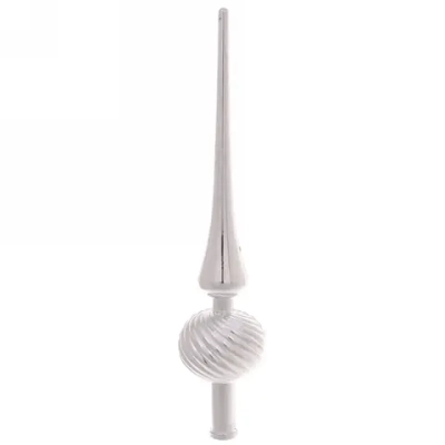 Верхушка на ёлку 25 см «Волна», Серебро