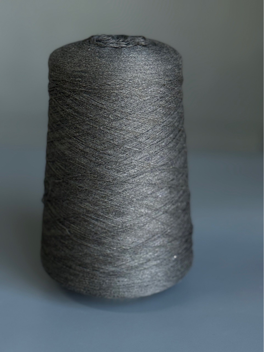 Пряжа Servizi e Seta COTSILK 2/48 (50% шелк 50% хлопок) 2400 м/100 гр, графит