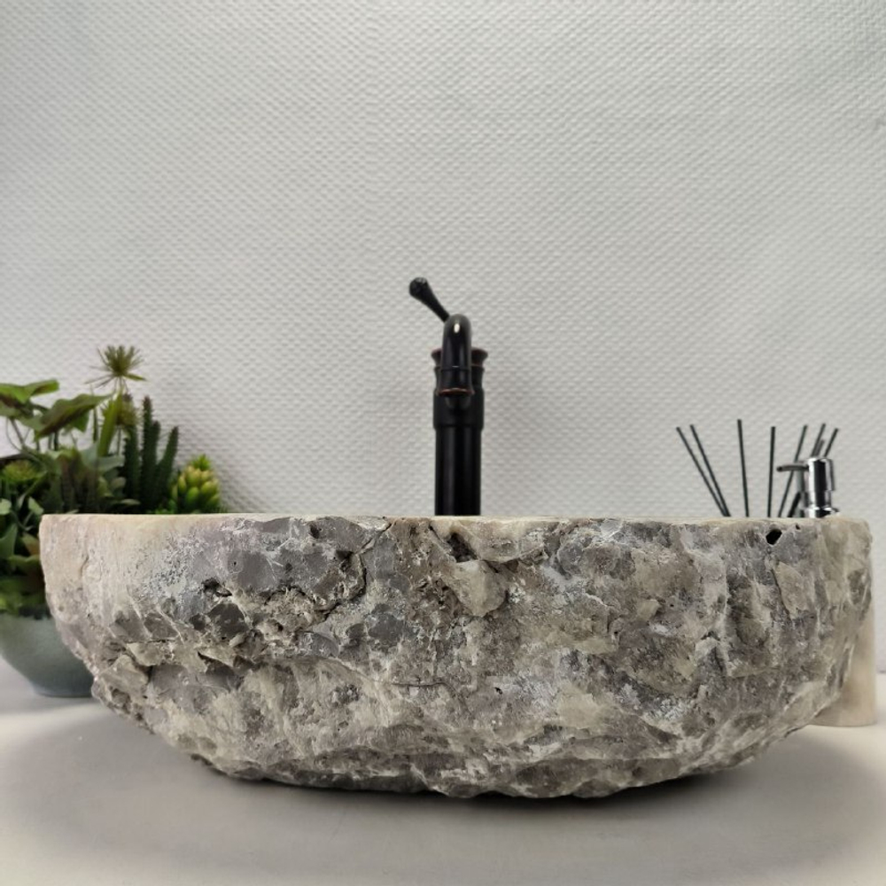 Раковина из оникса Erozy Grey EO-62228 51*40*15 0096