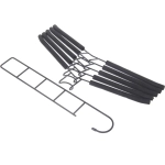 Вешалка многофунциональная «ИДЕЯДОМА», цвет металл, 5 отд, 37*41см (Лейбл Селфи)