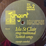 Isla St Clair ‎– Isla St Clair Sings Traditional Scottish Songs (Англия 1972г.) Т