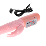 Вибратор-кролик 21,5см с нагревом Baile Fire Bunny BW-037036