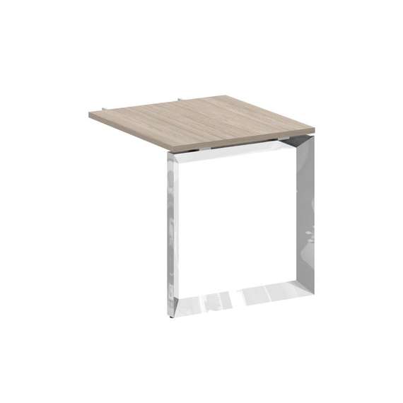 Onix Direct Lux Брифинг-приставка О-обр. м/к M-O.MO-BR-7 Дуб Аттик/Нержавеющая Сталь/Хром 780*720*75