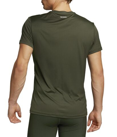 Мужская теннисная футболка Björn Borg Perf Tee M Night - rosin
