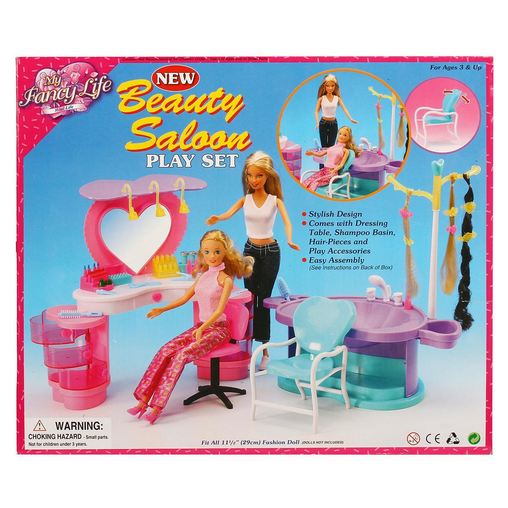 Мебель для кукол "Салон красоты" (кукла не вх. в комплекте ) 302801